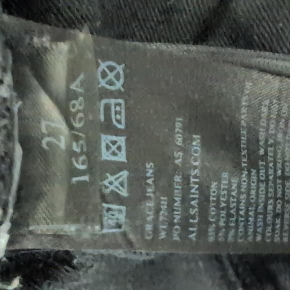 ALL SAINTS Grace Distressed Skinny Jeans - Picture 5 of 8